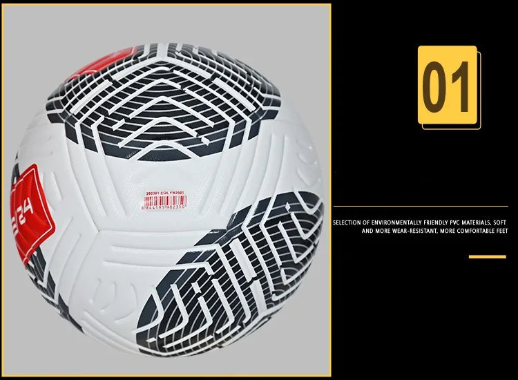 Size 5 League Match Soccer Ball PU Wear-resistant Waterproof Football Adults Training Match Ball Professional Sports Gear