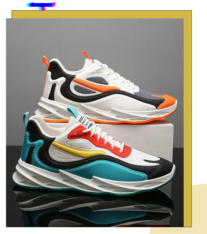 2024 Cloth Breathable Thick-soled Casual Sports Shoes