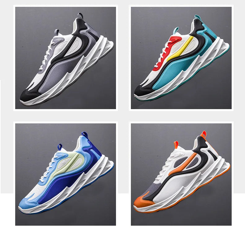 2024 Cloth Breathable Thick-soled Casual Sports Shoes