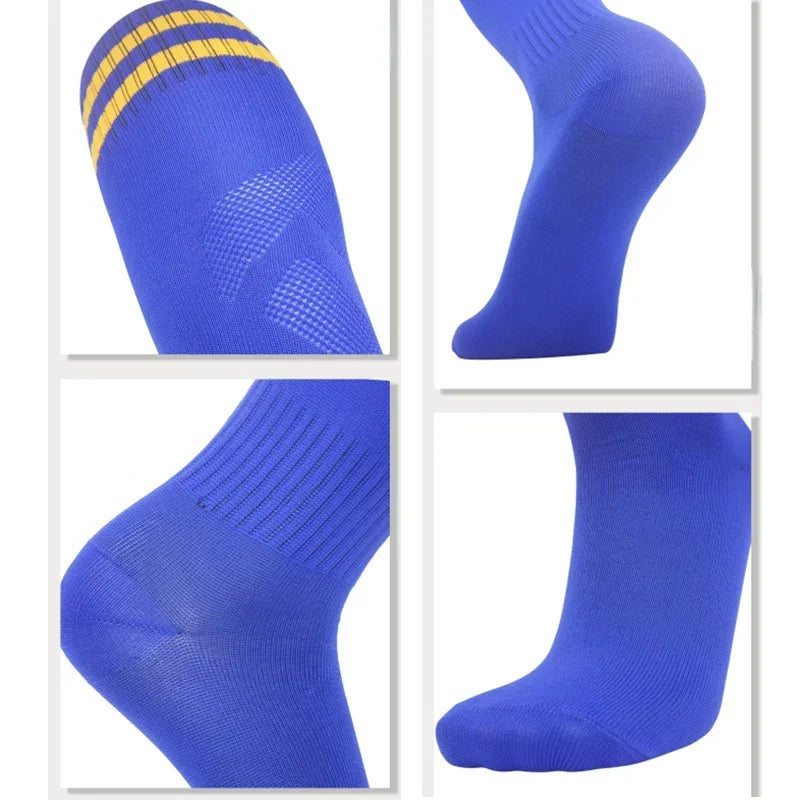 Children adult Football Sports Socks Long Knee
