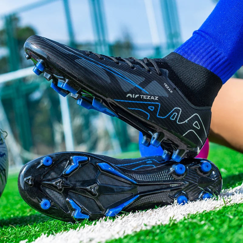 Men's Soccer Shoes Women TF/FG Football Non-Slip Cleats