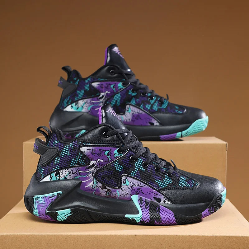 Unisex Basketball Shoes Breathable Sports Shoes Athletic Sneakers
