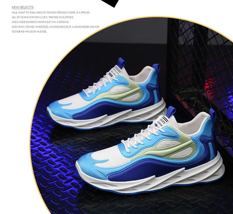 2024 Cloth Breathable Thick-soled Casual Sports Shoes