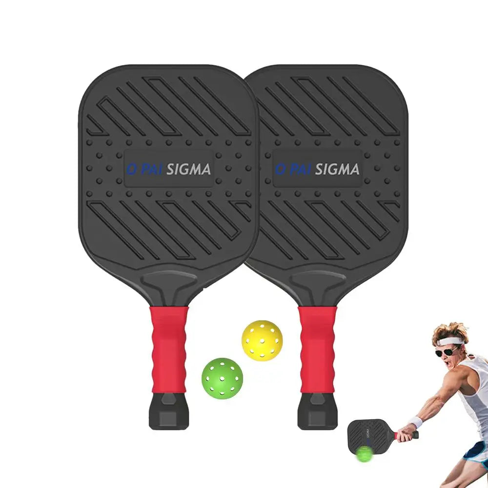 Pickle Ball Paddle 2pcs Portable Pickleball Set