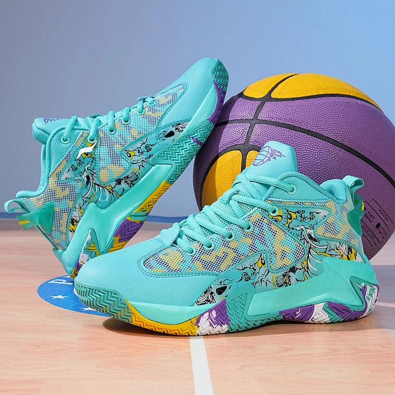 Unisex Basketball Shoes Breathable Sports Shoes Athletic Sneakers