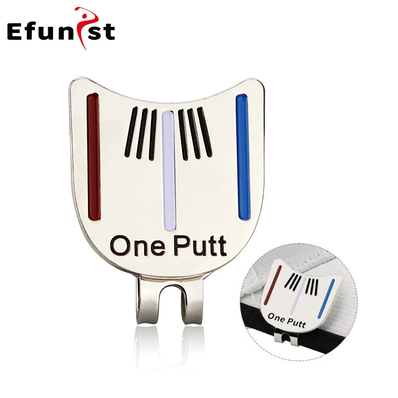 1Pcs Golf Ball Marker Golf Cap Clips With Magnet Mark Golf Ball Position Removable Metal Various Styles Men Women Drop Ship