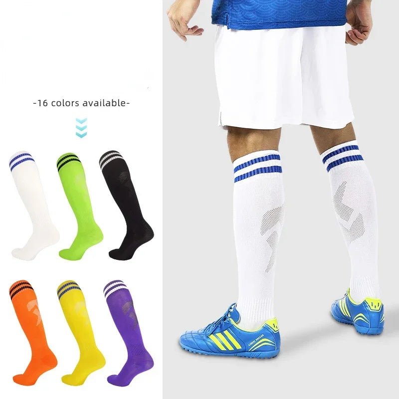 Children adult Football Sports Socks Long Knee