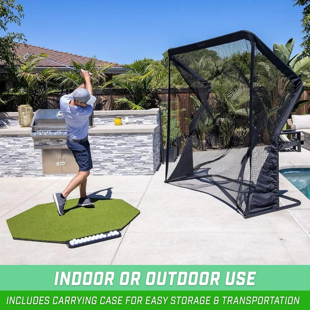 Elite Golf Practice Net with Steel Frame - Choose 7' Size