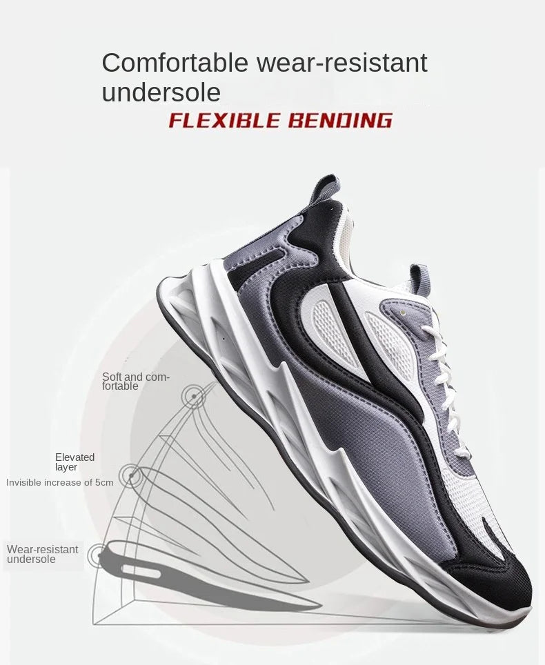 2024 Cloth Breathable Thick-soled Casual Sports Shoes