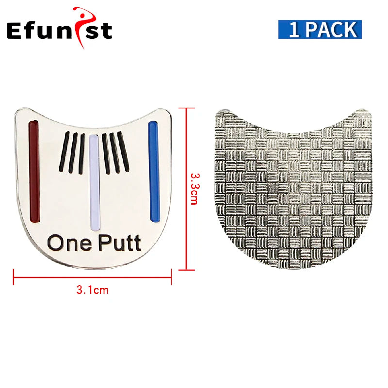 1Pcs Golf Ball Marker Golf Cap Clips With Magnet Mark Golf Ball Position Removable Metal Various Styles Men Women Drop Ship
