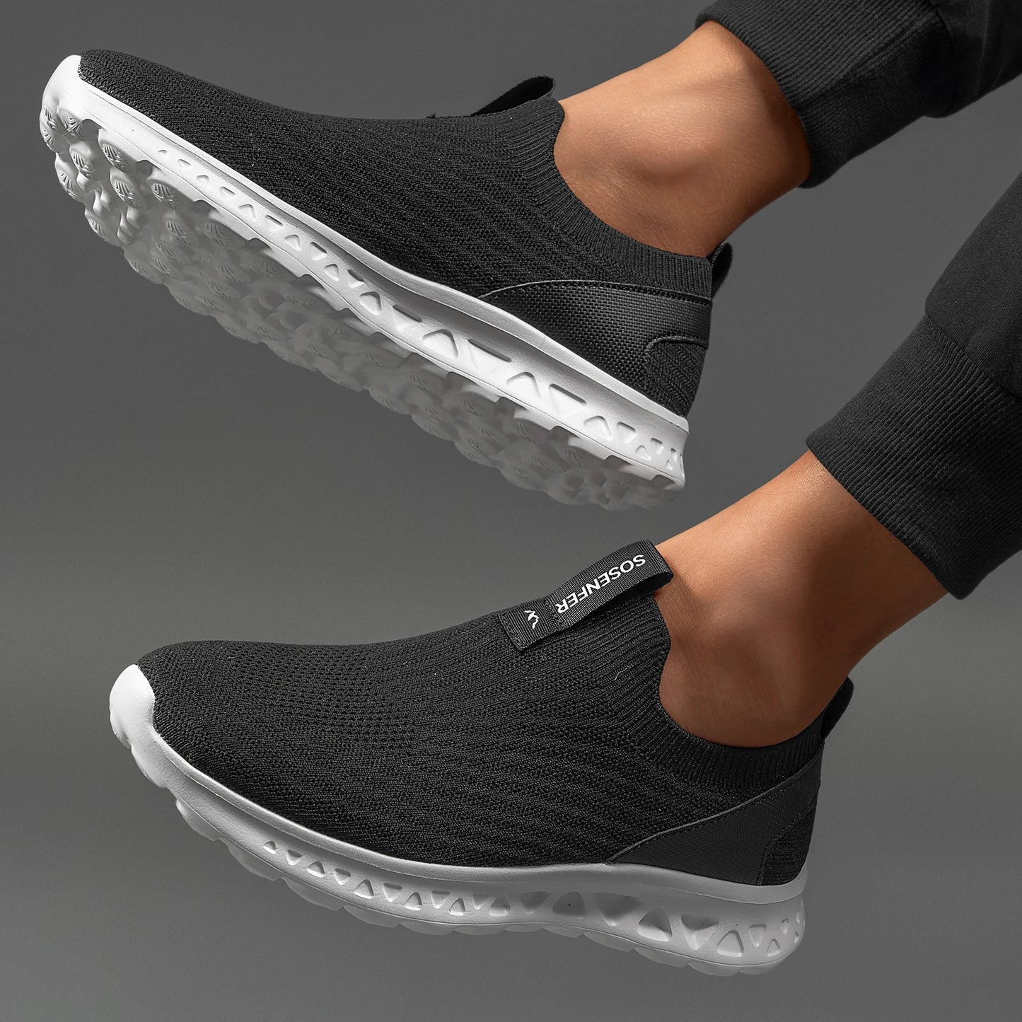 Men Walking Shoes Hands Free Slip on