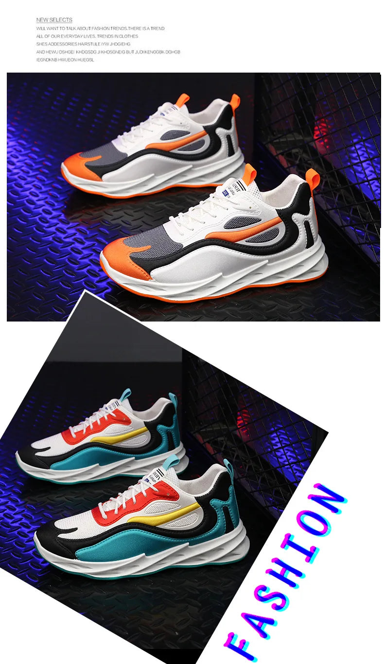 2024 Cloth Breathable Thick-soled Casual Sports Shoes