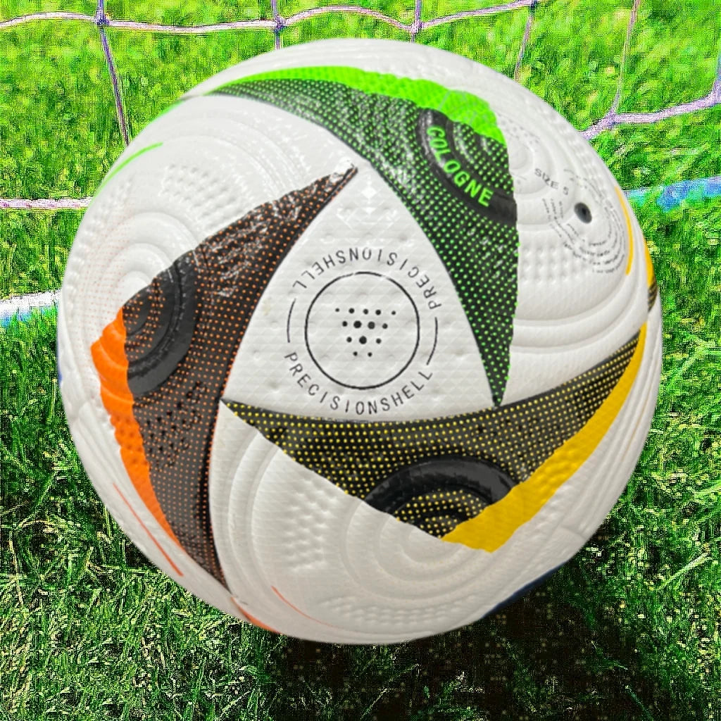 1Pc Classic Size 5 Soccer Ball, PU Leather Durable Kicking Sports