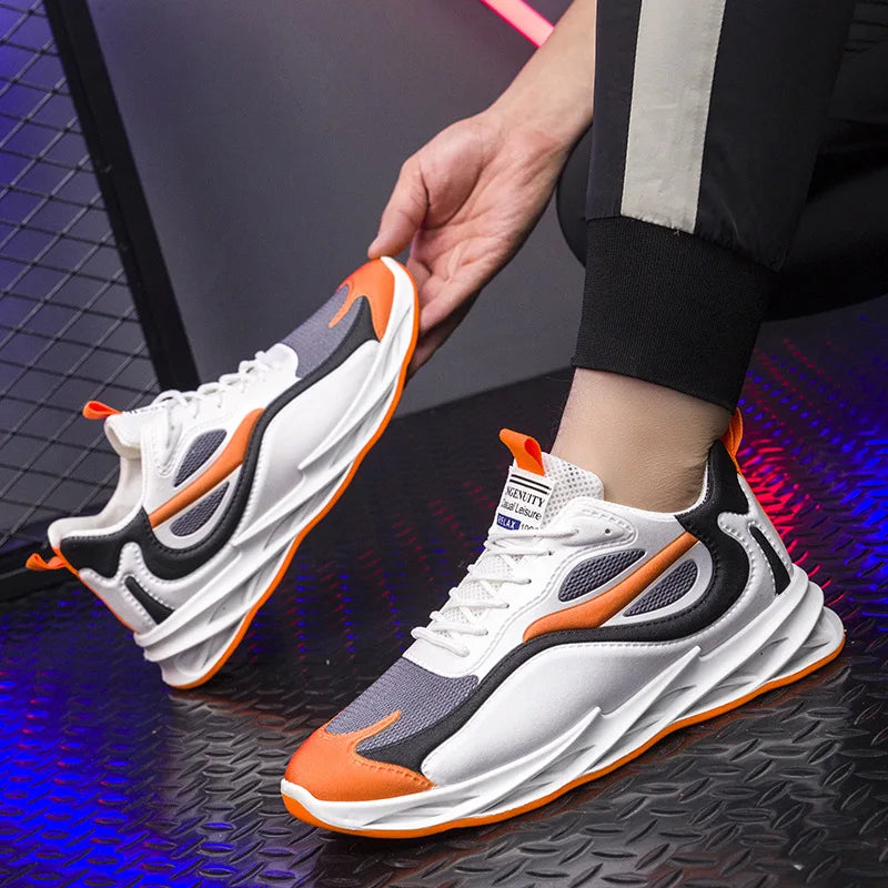 2024 Cloth Breathable Thick-soled Casual Sports Shoes