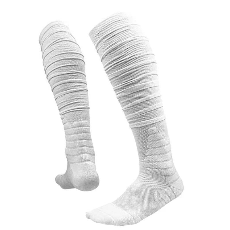 Football Socks Extra Long Padded Scrunch Athletic Socks