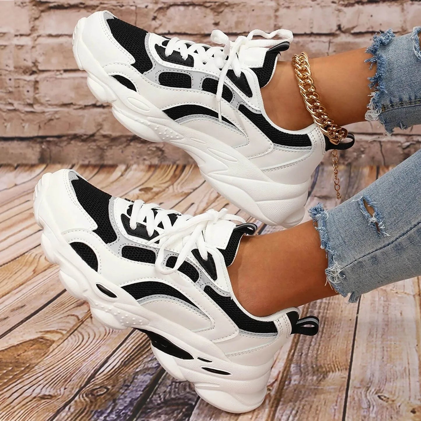 Tennis Shoes For Women Sports Sneakers Platform Sneakers
