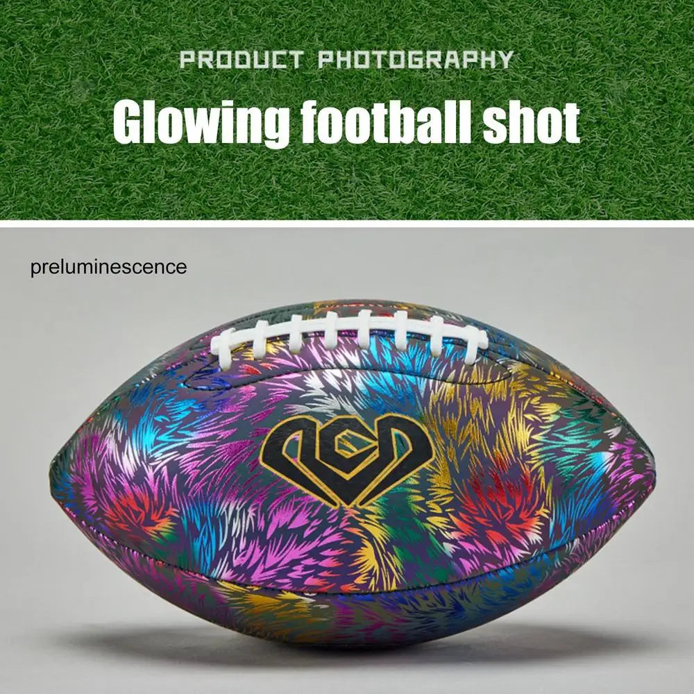Light Up Rugby Reflective Football Cool Size 6 Size 9