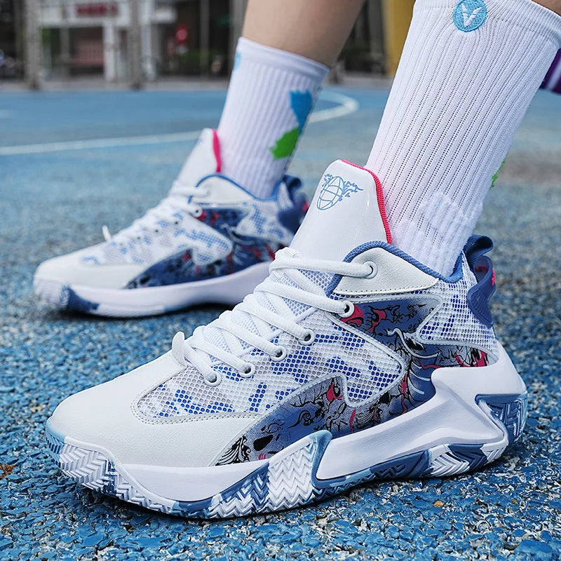 Unisex Basketball Shoes Breathable Sports Shoes Athletic Sneakers