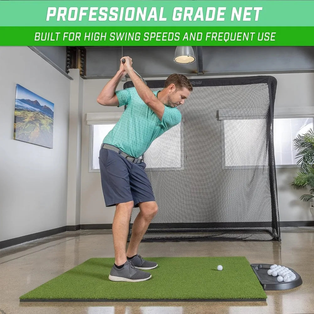 Elite Golf Practice Net with Steel Frame - Choose 7' Size