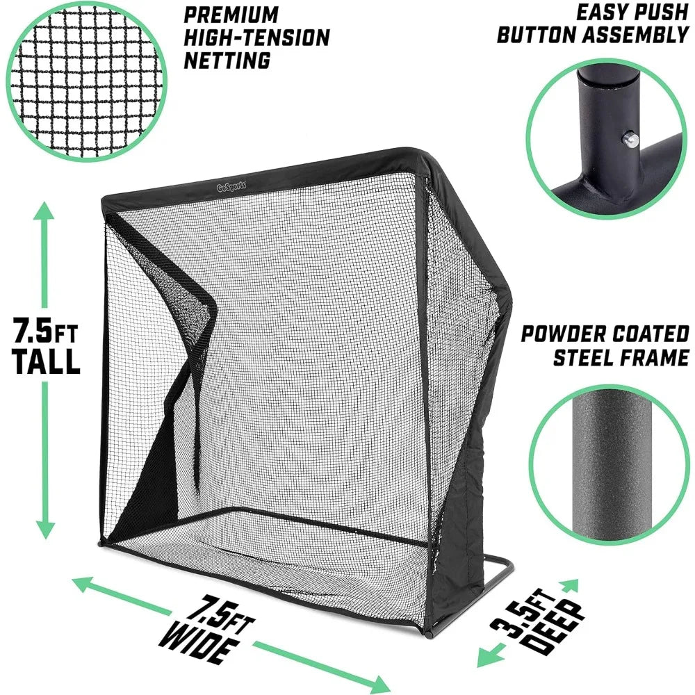 Elite Golf Practice Net with Steel Frame - Choose 7' Size