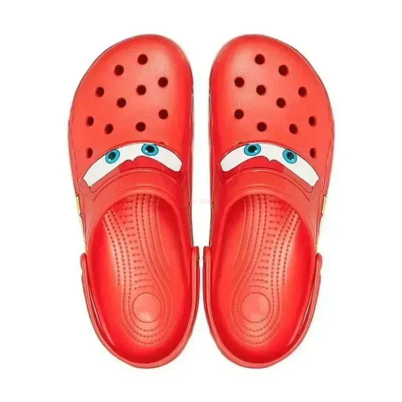 Disney McQueen's Pixar Cartoon Waterproof Slippers Outdoor