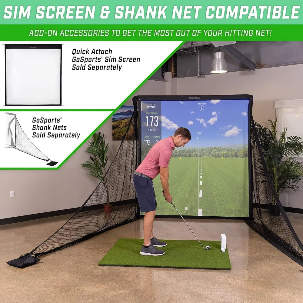 Elite Golf Practice Net with Steel Frame - Choose 7' Size