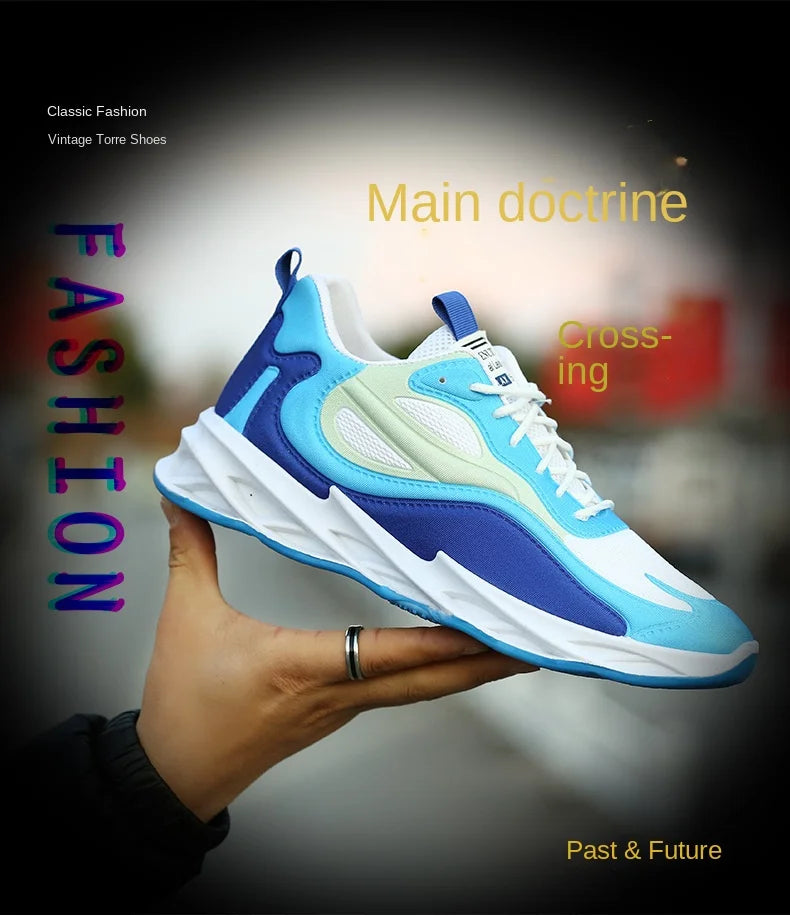2024 Cloth Breathable Thick-soled Casual Sports Shoes