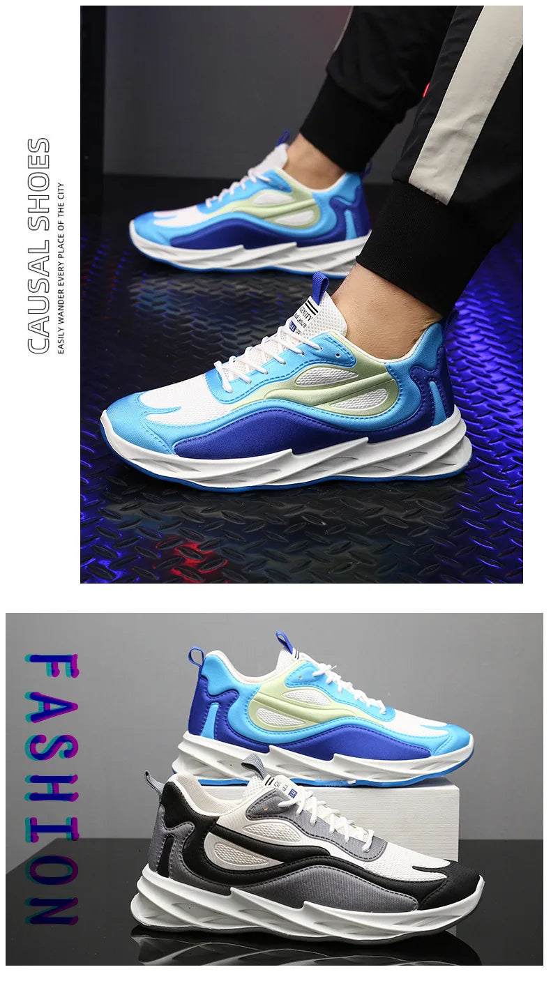 2024 Cloth Breathable Thick-soled Casual Sports Shoes