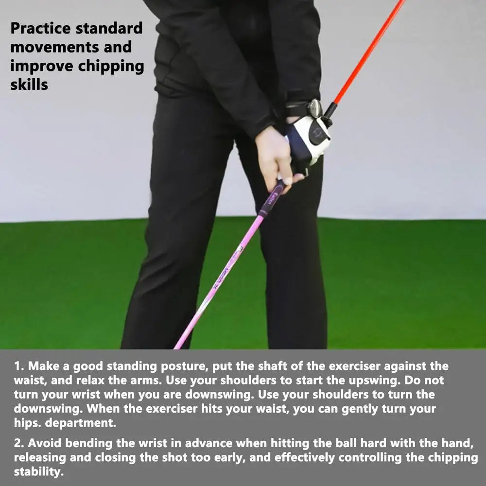 Golf Swing Trainer Stick Beginner Golf Cut Indicator