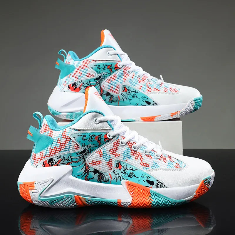 Unisex Basketball Shoes Breathable Sports Shoes Athletic Sneakers