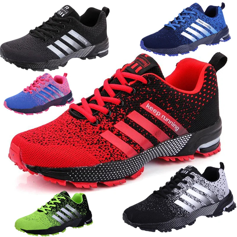 New large size men's casual sports shoes fashion thick soles easily breathable men's sneakers comfortable running