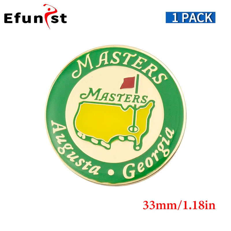 1Pcs Golf Ball Marker Golf Cap Clips With Magnet Mark Golf Ball Position Removable Metal Various Styles Men Women Drop Ship