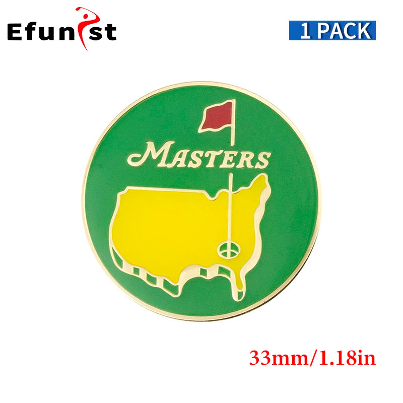 1Pcs Golf Ball Marker Golf Cap Clips With Magnet Mark Golf Ball Position Removable Metal Various Styles Men Women Drop Ship