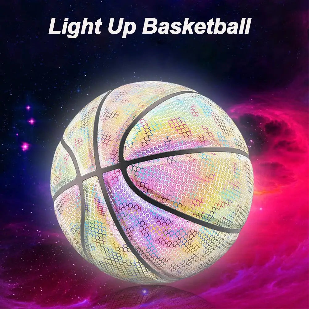 Light Up Basketball Glow in The Dark Basketball Official Size& W