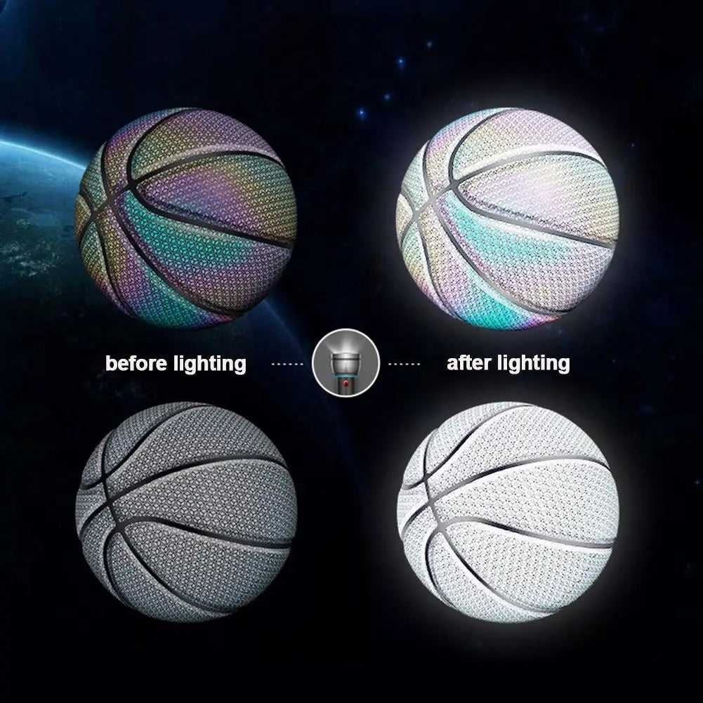 Light Up Basketball Glow in The Dark Basketball Official Size& W