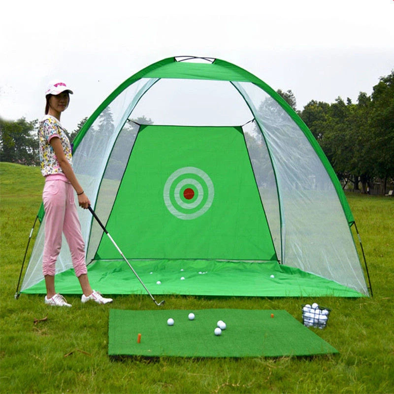 Indoor 2M Golf Practice Net Tent Golf Hitting Cage