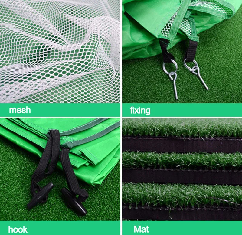 Indoor 2M Golf Practice Net Tent Golf Hitting Cage