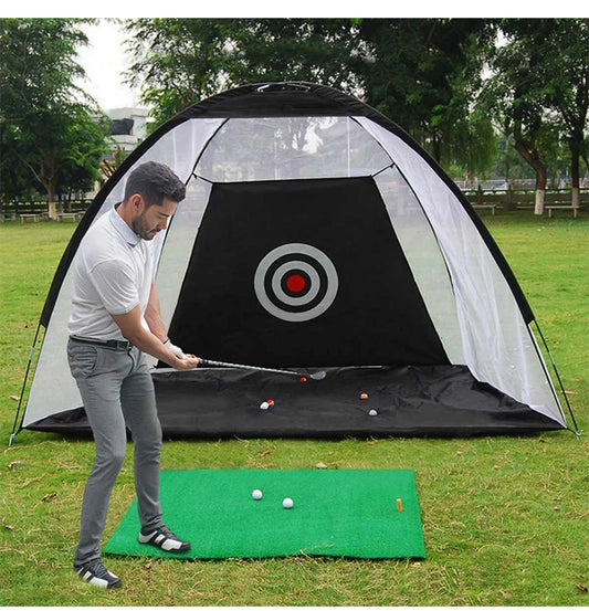 Indoor 2M Golf Practice Net Tent Golf Hitting Cage