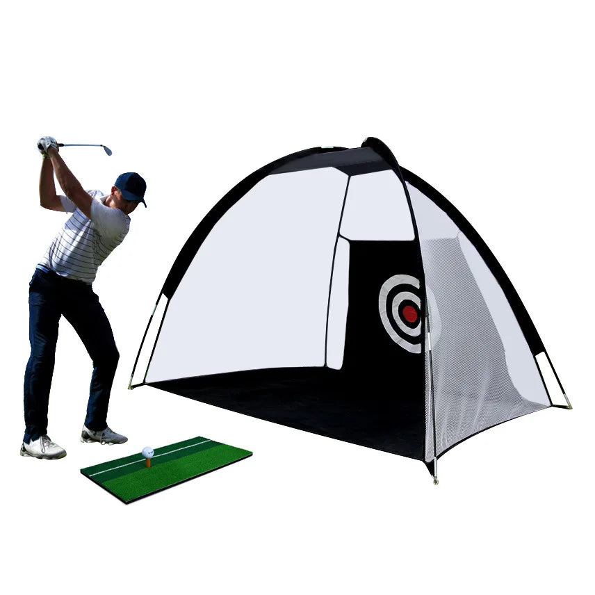 Indoor 2M Golf Practice Net Tent Golf Hitting Cage