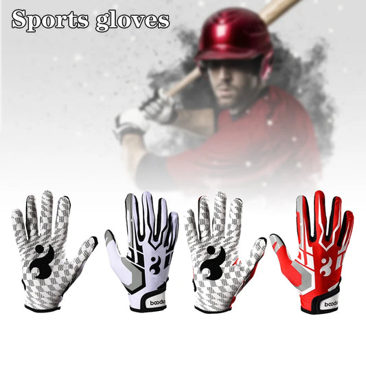 Baseball Gloves Non Slip Wear Resistant Breathable Adjustable Wrist Strap