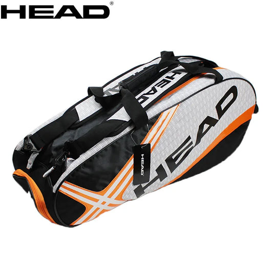 Tennis Rackets Bag Large Capacity 3-6 Pieces Tennis Badminton Gym bag Separated Shoes Bag