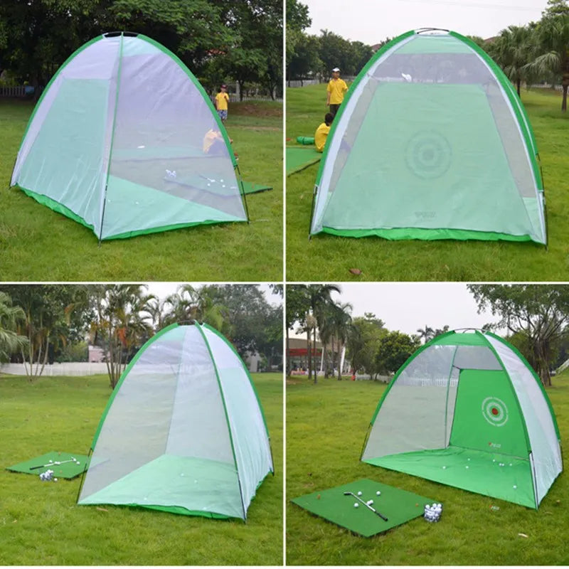 Indoor 2M Golf Practice Net Tent Golf Hitting Cage