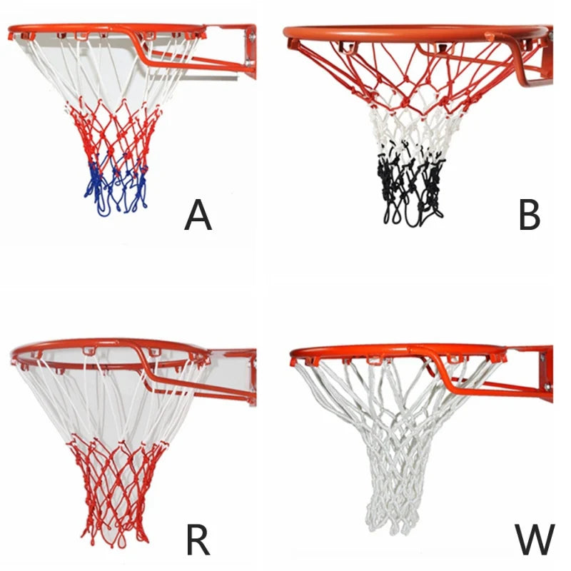 Basketball Rim Net Heavy Duty Wear-resistant Nylon Durable Rugged