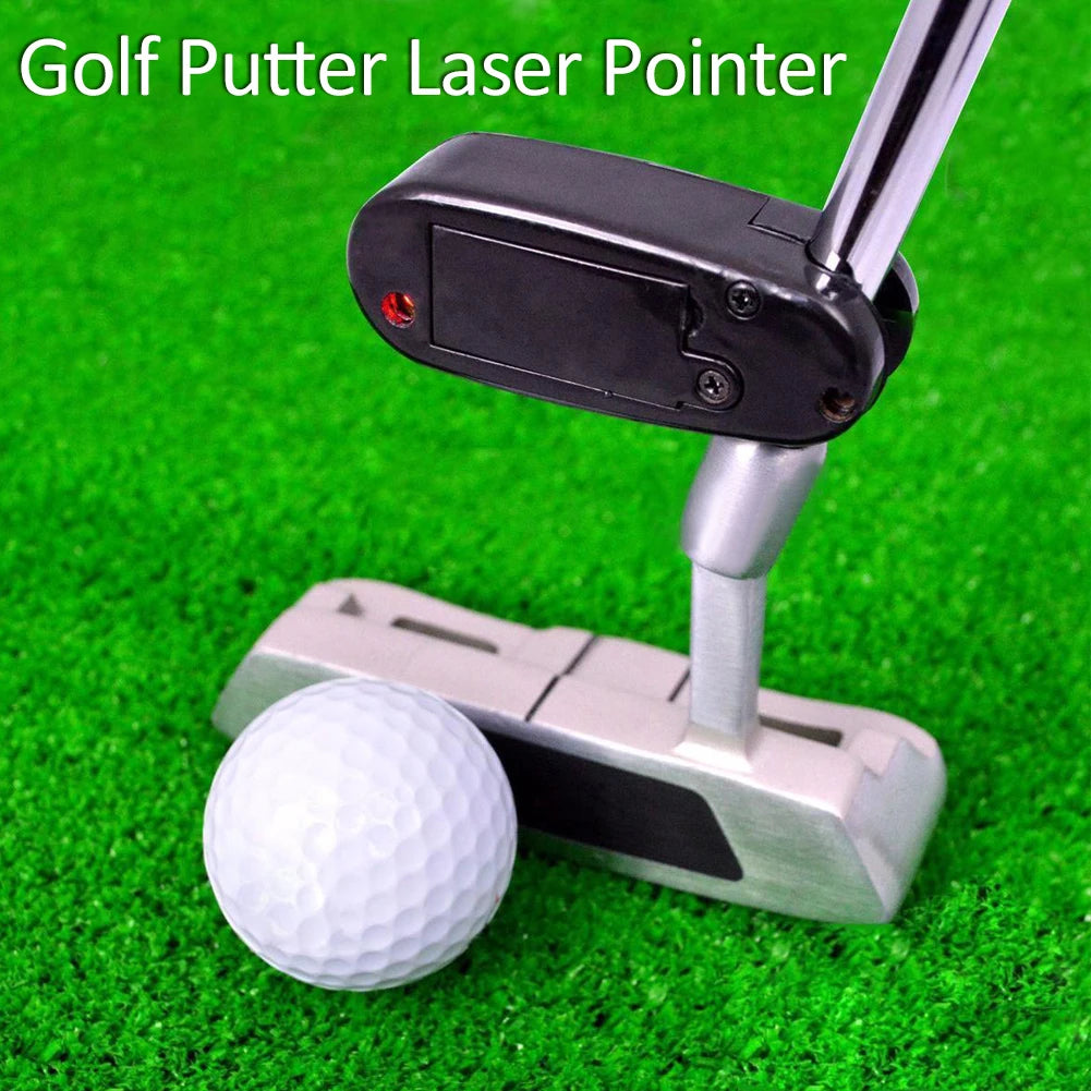 Black Golf Putter Laser Pointer Putting Training Aim Line Corrector Improve Aid Tool