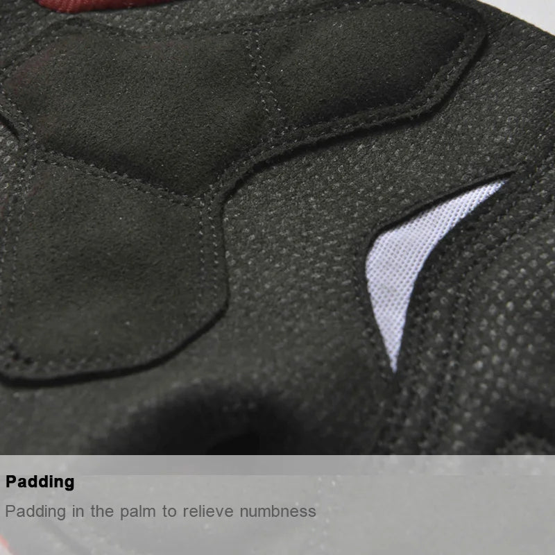 Pro Team Breathable Cycling Gloves, Anti Slip and Shock-absorbing Bike Gloves, Half Finger