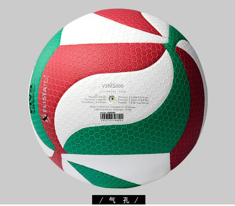 Molten V5M5000 Volleyball Professional Standard Size 5 PU Soft Beach Ball for Adult and Teenager Competition Training Outdoor