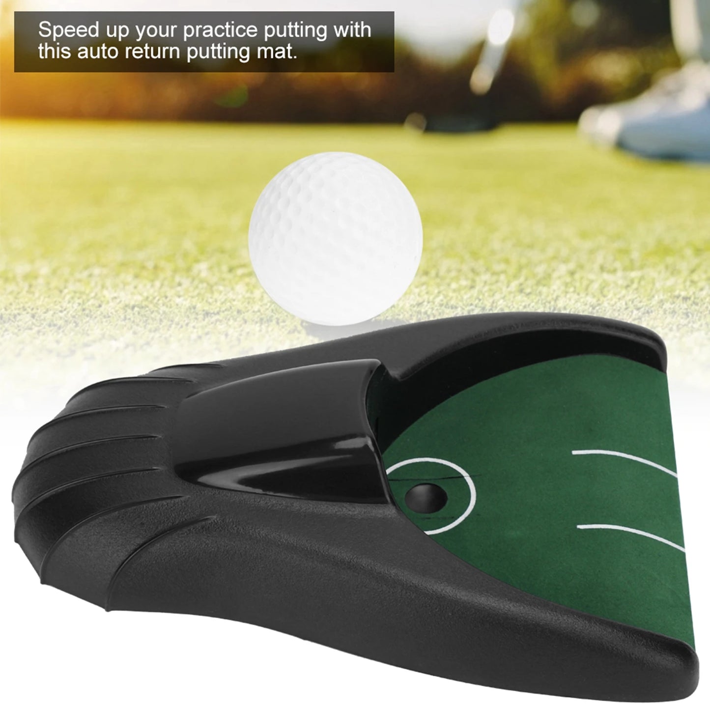 Automatic Putting Cup Return Machine Device Electric Gravity Sensor Golf Ball