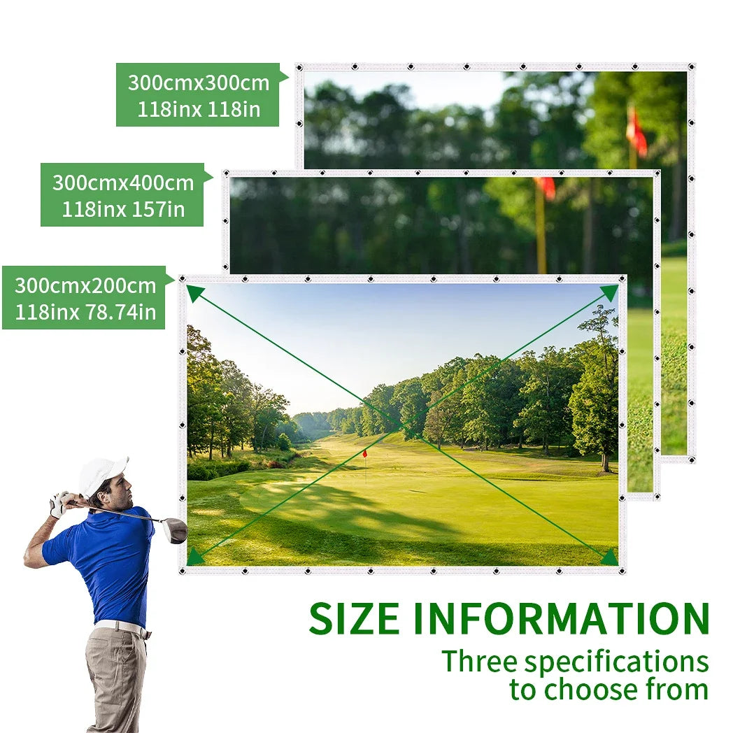 Caiton Golf Ball Simulator Impact Display Projection Screen