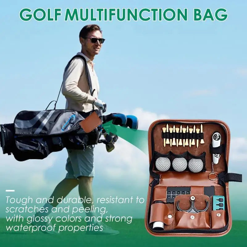 Golf Ball Bag Pouch Waterproof Golf Case Golf Accessories