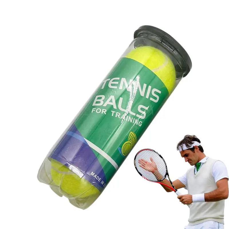 Practice Tennis Balls 3 PCS Soft Training Ball Pressurized